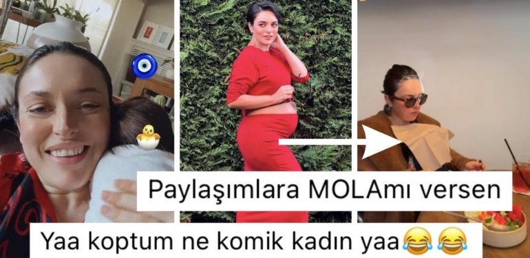 Ezgi Mola’nın Yemek Yerken Oğluna Yağ Kir Pas Gelmesin Diye Aldığı Önlem “Ana Gibi Ana” Dedirtti