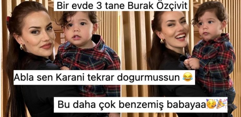 Fahriye Evcen Yüzünü İlk Defa Gösterdiği Oğlu Kerem ile Yeni Karelerini Paylaştı!