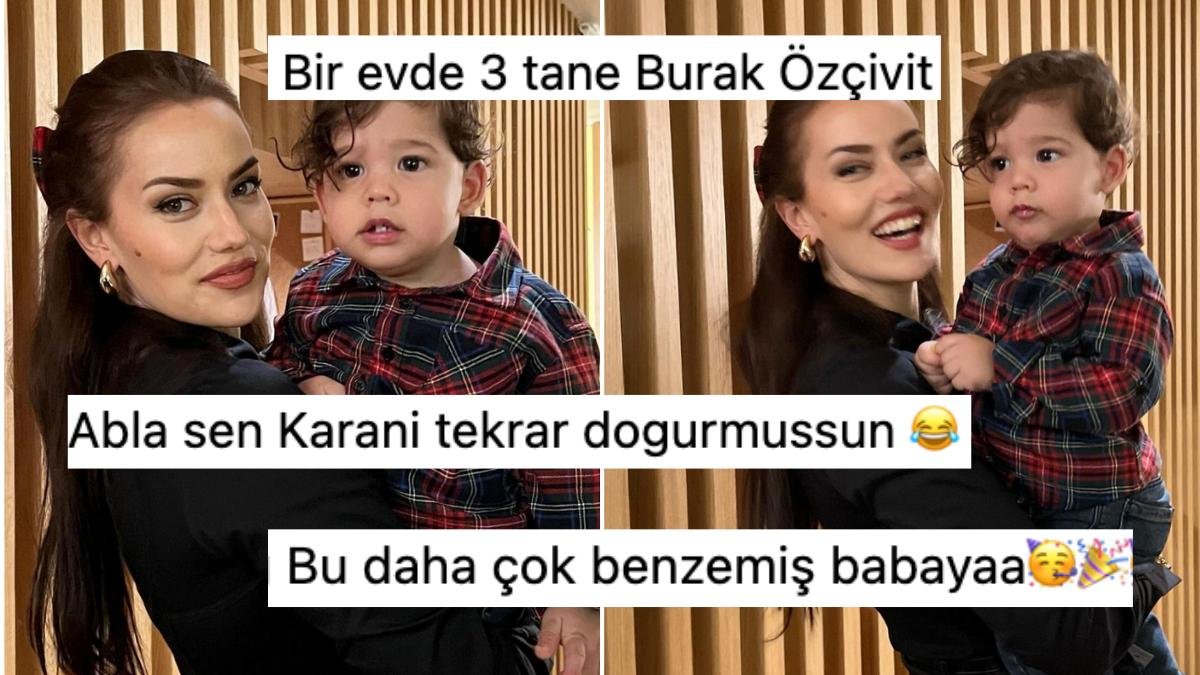 Fahriye Evcen Yüzünü İlk Defa Gösterdiği Oğlu Kerem ile Yeni Karelerini Paylaştı!