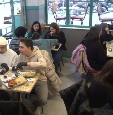 Esnaftan öğrencilere ücretsiz yemek