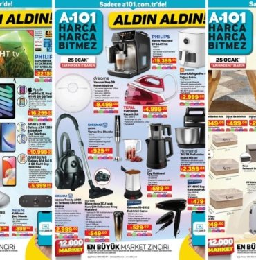 A101’e Philips Tam Otomatik Kahve Makinesi Geliyor! 25 Ocak 2024 A101 İnternete Özel Aldın Aldın Kataloğu