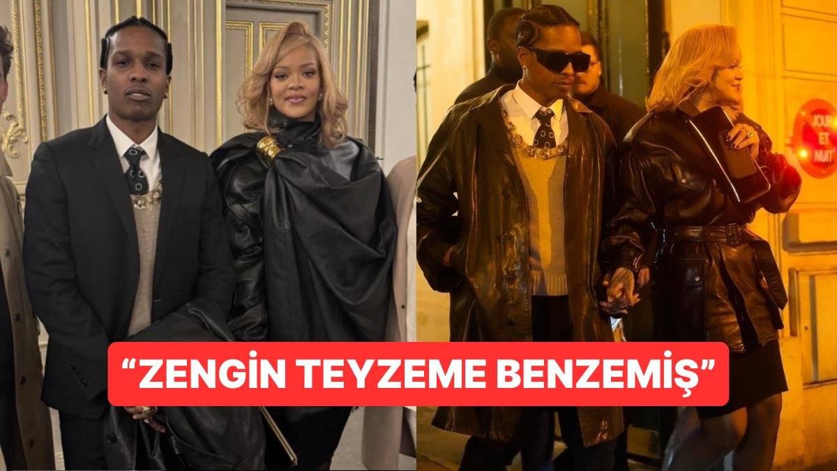 Rihanna ve ASAP Rocky’nin Fransa’nın First Lady’si ile Tanışmaya Giderken Yaptığı Kombinler Çok Konuşuldu