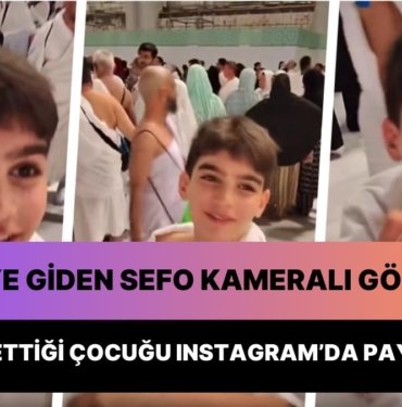 Umre’ye Giden Sefo, Telefonunu Otelde Unutan Çocuğu Kameralı Gözlüğüyle Çekip Instagram’da Paylaştı