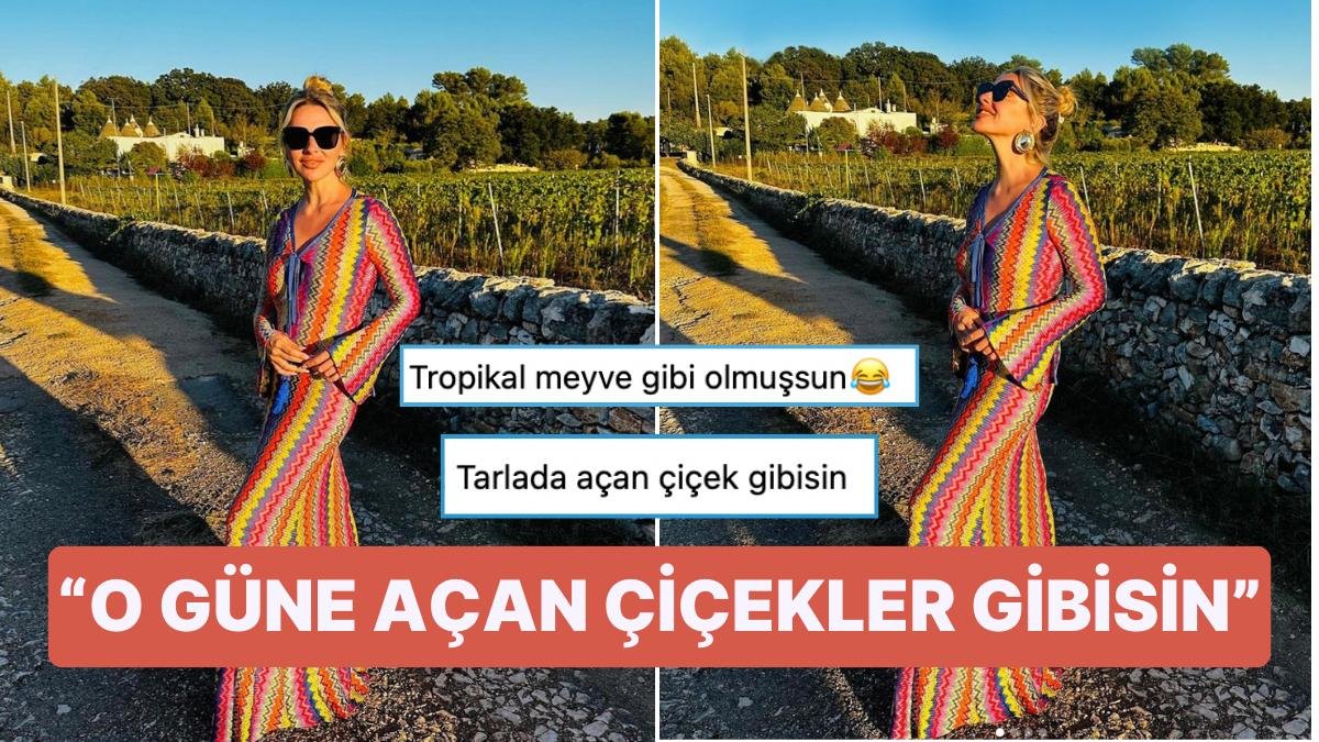 Güzelliği Dillere Destan Hadise Bu Sefer Doğal ve Rengarenk Kombiniyle “Güne Açan Çiçekler Gibisin” Dedirtti