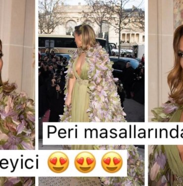 Jennifer Lopez Paris Moda Haftası’nda Güzelliğiyle Ortalığı Kasıp Kavurdu!
