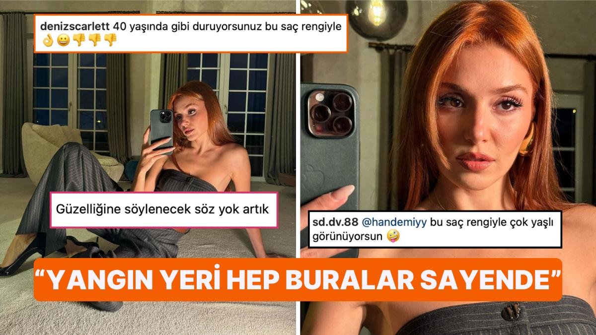 Kudurtma Modu Açıldı: Hande Erçel’in Kızıl Saçlarıyla Şov Yaptığı Son Pozları Ortalığı Ateşe Verdi