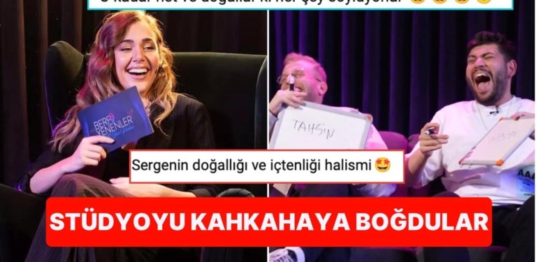 Berfu Yenenler’in Programına Katılan MasterChef Üçlüsü Sergen, Tahsin ve Hasan Ortalığı Kırdı Geçirdi!
