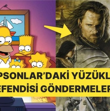 Kehanetleriyle Ünlü ”The Simpsons” Dizisindeki Yüzüklerin Efendisi Göndermeleri