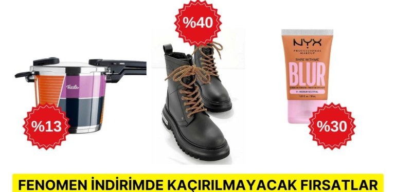 Fenomen İndirimlerin Son Gününde Hala Fırsatınız Varken Sepetinize Eklemeniz Gereken Ürünler
