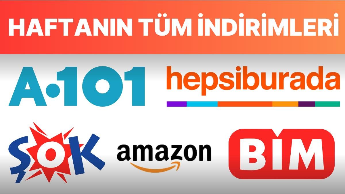 Haftanın Tüm İndirimleri ve Aktüel Katalogları Burada! Hepsiburada’dan Amazon’a Dikkat Çeken İndirimler