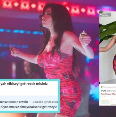 Yok Satıyor: Hazar Ergüçlü’nün Pavyon Sahnesinde Giydiği Elbise ‘Dilber Elbisesi’ Olarak Satışa Çıktı!