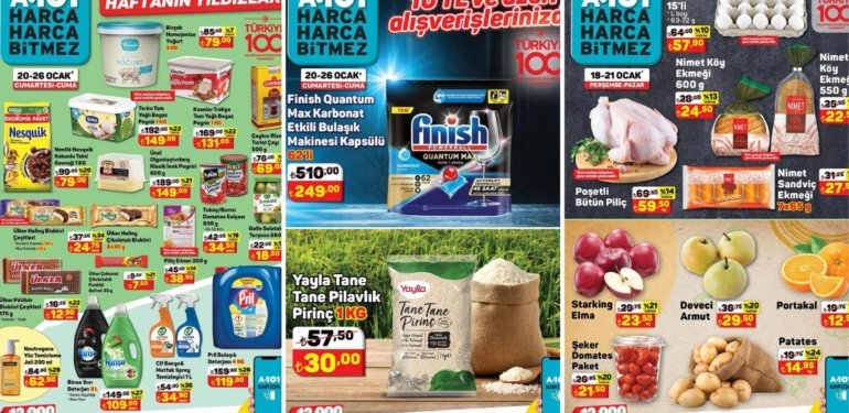 20 – 26 Ocak 2024 A101 Haftanın Yıldızları Kataloğu
