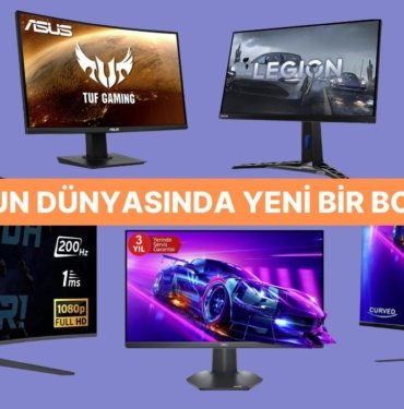 Oyuncu Ekipmanları Arasında En Çok Tercih Edilen Monitörler