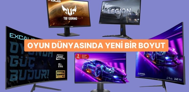 Oyuncu Ekipmanları Arasında En Çok Tercih Edilen Monitörler
