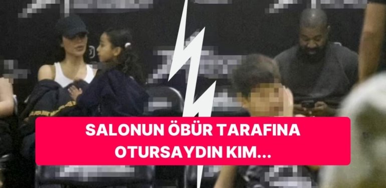 “Yine, Yeni, Yeniden…” Kanye West, Kardashian Ailesiyle Oğlunun Maçında Görüntülendi