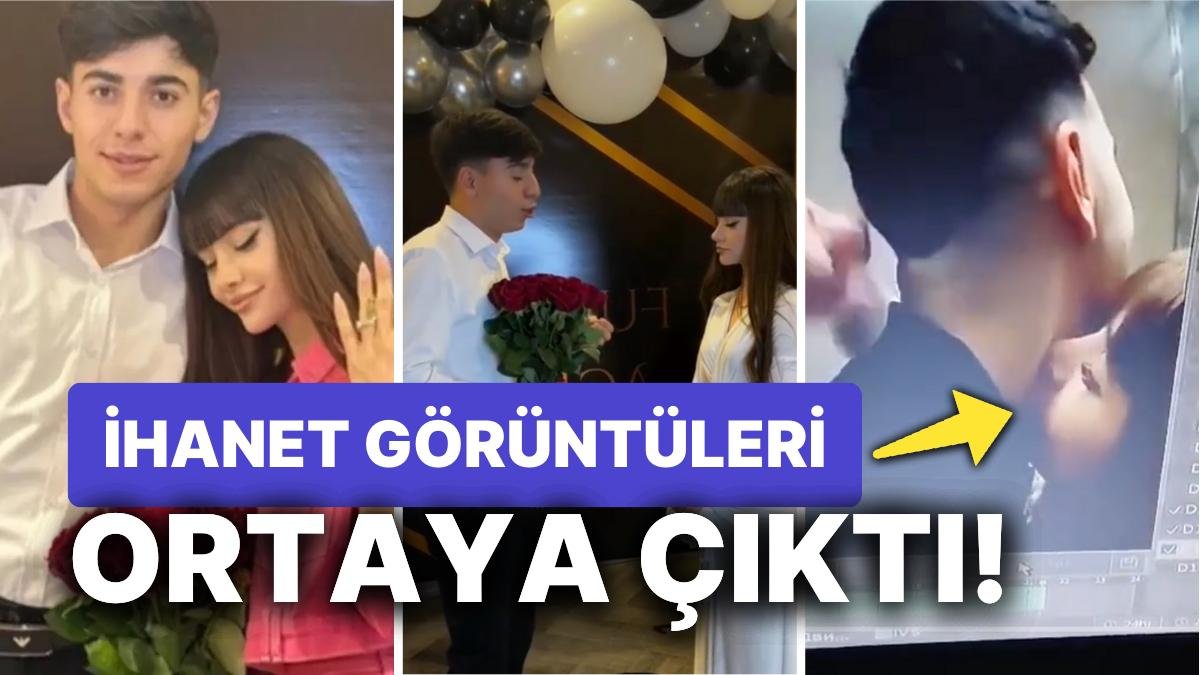 Furkan Ağluç’un TikTok’tan Tanışıp Evlenme Teklifi Ettiği Nia’nın İhanet Görüntüleri Ortalığı Fena Karıştırdı!