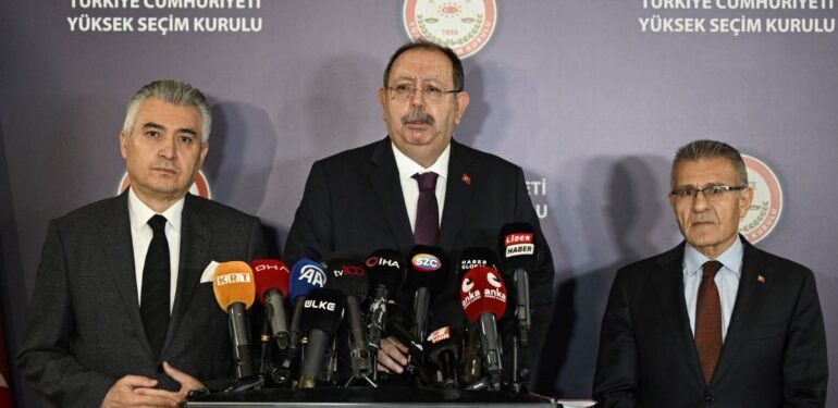 SON DAKİKA: Yerel seçim süreci başladı | YSK Başkanı: Seçime 36 siyasi parti katılabilecek