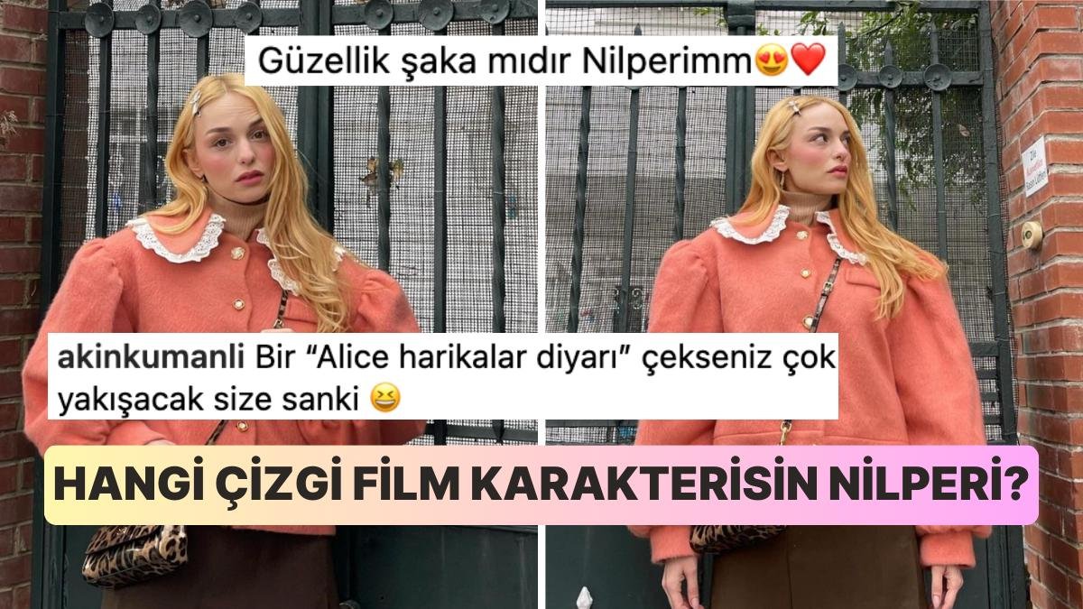 Nilperi Şahinkaya’nın Çizgi Filmden Çıkmış da Gelmiş Gibi Kombiniyle Verdiği Pozları Dikkat Çekti