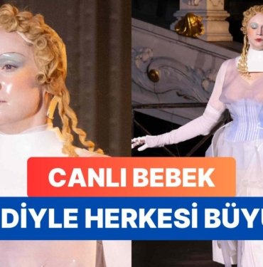 Ünlü Oyuncu Gwendoline Christie Paris Moda Haftası İçin Podyumda Porselen Bebeğe Dönüştü: Tanınmaz Hale Geldi