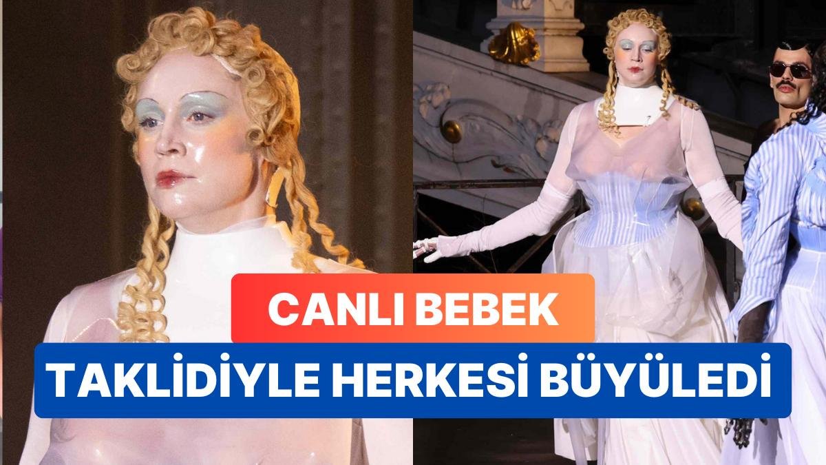 Ünlü Oyuncu Gwendoline Christie Paris Moda Haftası İçin Podyumda Porselen Bebeğe Dönüştü: Tanınmaz Hale Geldi