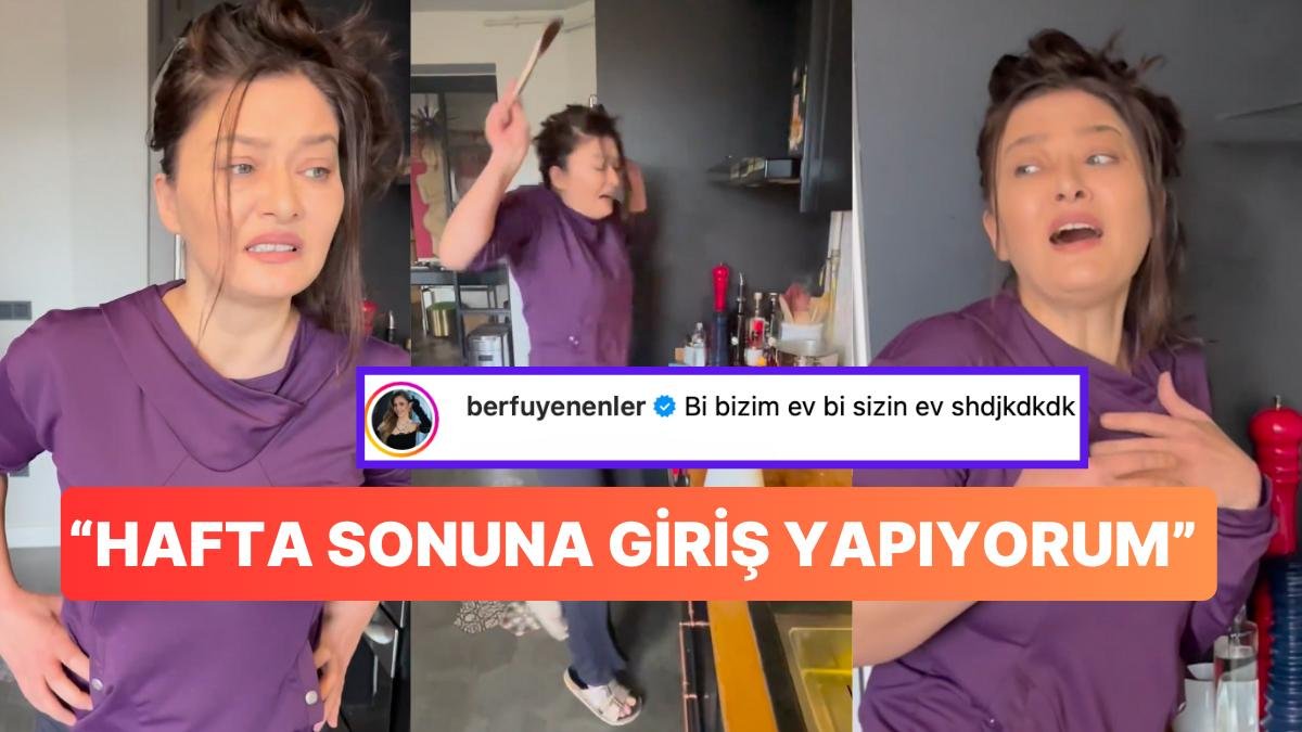 Nurgül Yeşilçay Yine ve Yeniden Mutfağından Yaptığı Kaos Dolu Paylaşımla Takipçilerinin Yüzünü Güldürdü