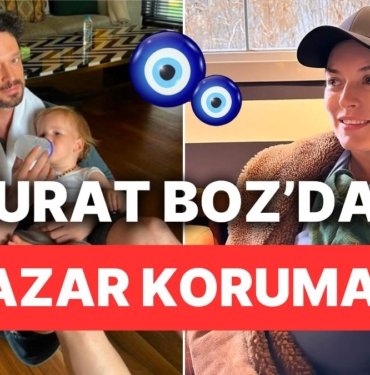 Çiçeği Burnunda Anne Ezgi Mola’yı Ziyaret Eden Murat Boz, Bol Nazar Boncuklu Önlem Aldı