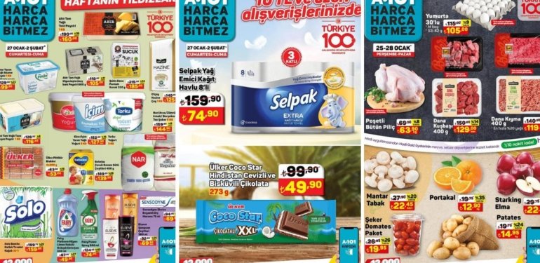 27 Ocak – 2 Şubat 2024 A101 Haftanın Yıldızları Kataloğu