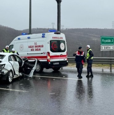 Kuzey Marmara Otoyolu’nda zincirleme kaza: 5 yaralı