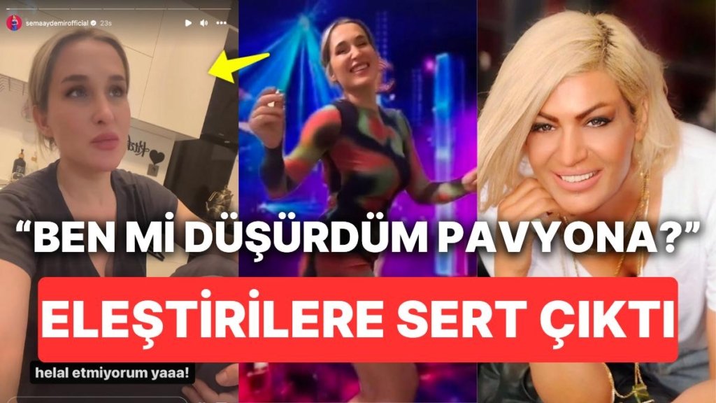 Popstar Mehtap’ın Dansını Eleştirip “Bunları Pavyona Atmak Gerek” Sözlerine Sema Aydemir’den Yanıt