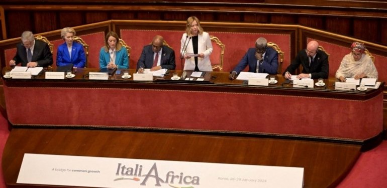 İtalya-Afrika Zirvesi Roma’da başladı