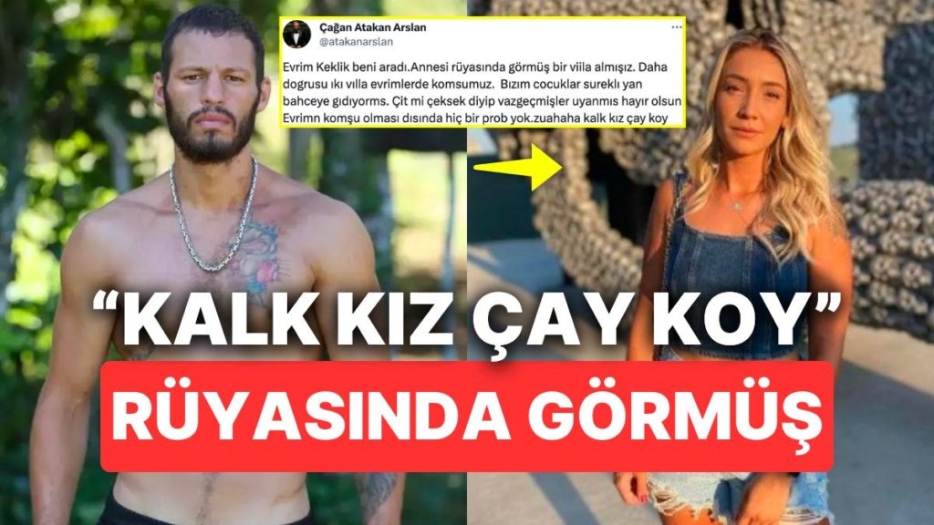 Avatar Atakan’ın Evrim Keklik’le Arasında Geçen Rüya Muhabbetinin Çaya Bağlanması Kahkaha Attırdı