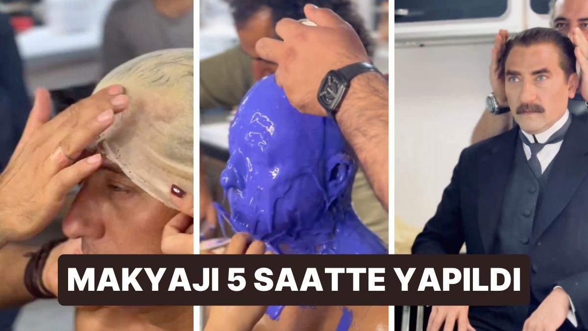 ‘Zaferin Rengi’ Filminde Atatürk’ü Canlandıran Oyuncunun Makyajı Çok Konuşuldu!