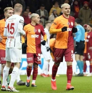 Galatasaray 5 kez direğe takıldığı mücadelede Gaziantep FK