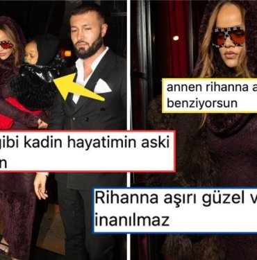 Ünlü Şarkıcı Rihanna, ASAP Rocky ile Paris Erkek Giyim Moda Haftası’nda Ailecek Boy Gösterdi!
