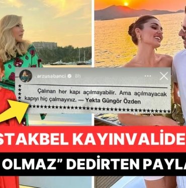 ‘Müstakbel Gelin’ Dememeliydik Galiba: Arzu Sabancı’dan “Bizden Sana Yar Olmaz” İmalı Hande Erçel Göndermesi!