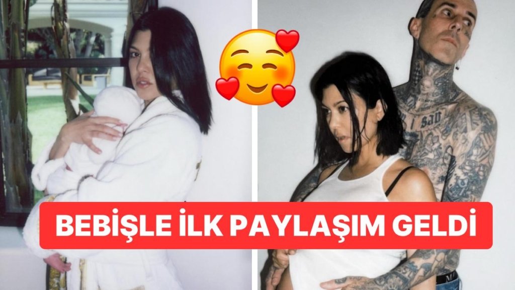 Kourtney Kardashian’dan İlk Bebekli Poz: Yeni Doğan Oğlu Rocky ile Kalplerimizi Isıtan Bir Fotoğraf Paylaştı