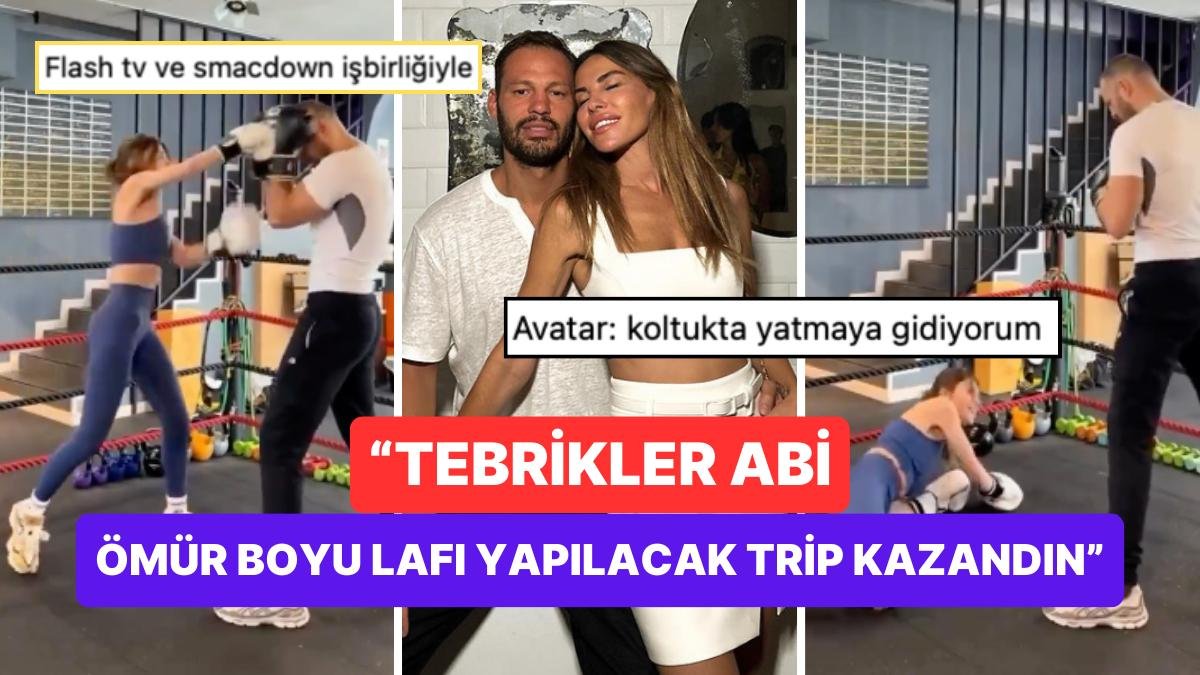 Avatar Atakan, Boks Dersi Verirken Gücünü Ayarlayamayınca Eşini Yere Sermesi Flash Tv Oyunculuğuna Bağlandı