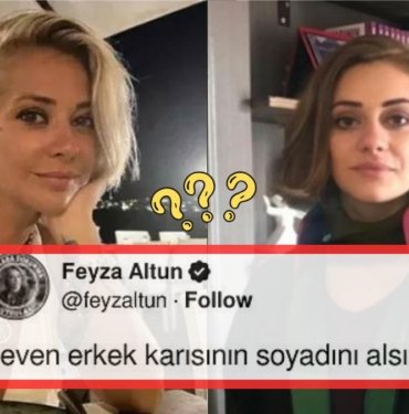 Bir Anda Feminist Atak Geçiren Feyza Altun’dan Şaşırtan Soyadı Çıkışı!