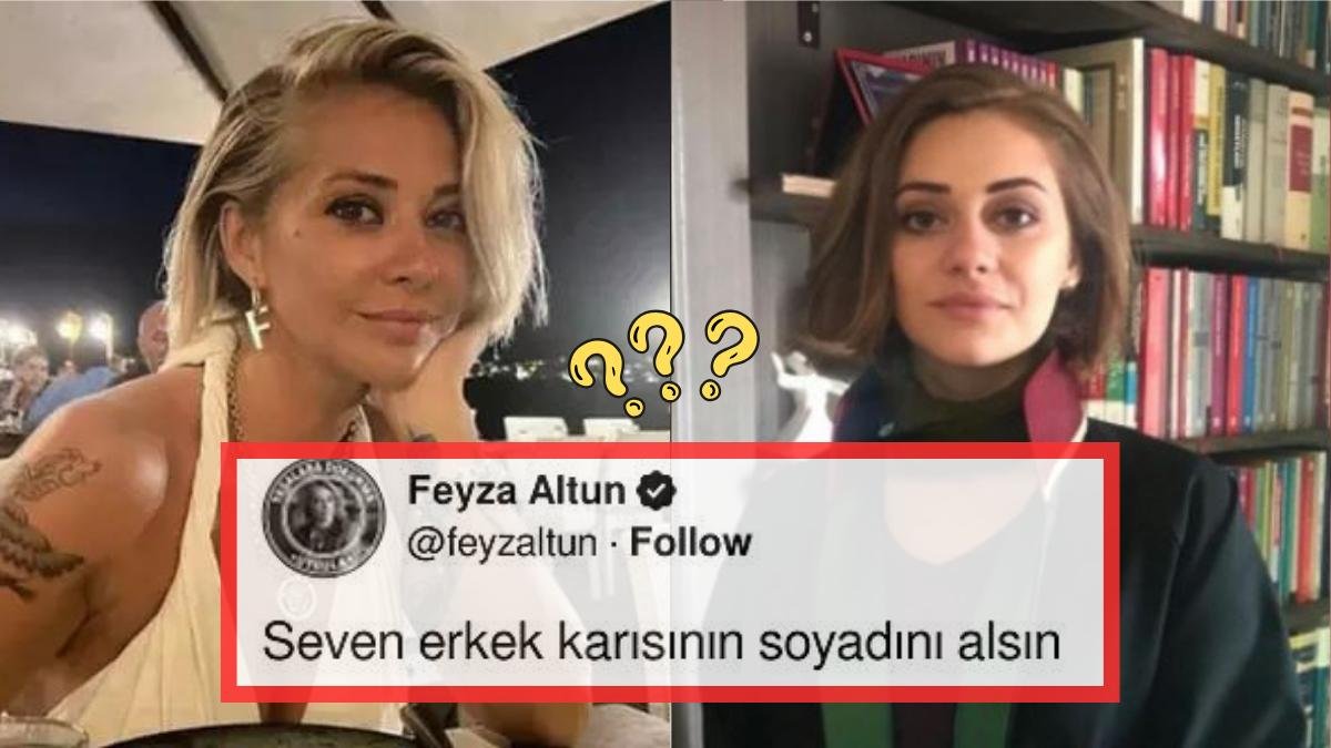 Bir Anda Feminist Atak Geçiren Feyza Altun’dan Şaşırtan Soyadı Çıkışı!