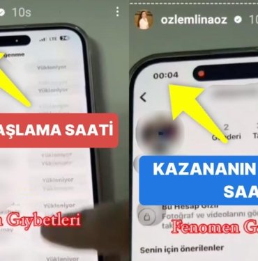 Özlem Öz’ün Çekiliş Yaparken Çektiği Videodaki Saat Farkı Dikkatli Kullanıcıların Gözünden Kaçmadı!