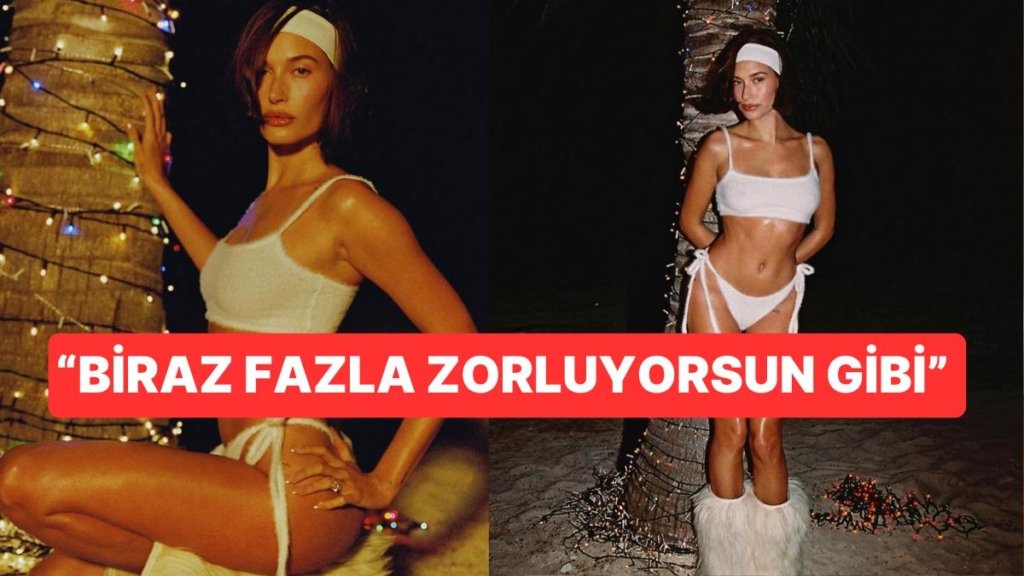 Süpermodel Hailey Bieber Sere Serpe Kumlara Uzandığı Paylaşımlarıyla “Fazla Kasıntı” Dedirtti