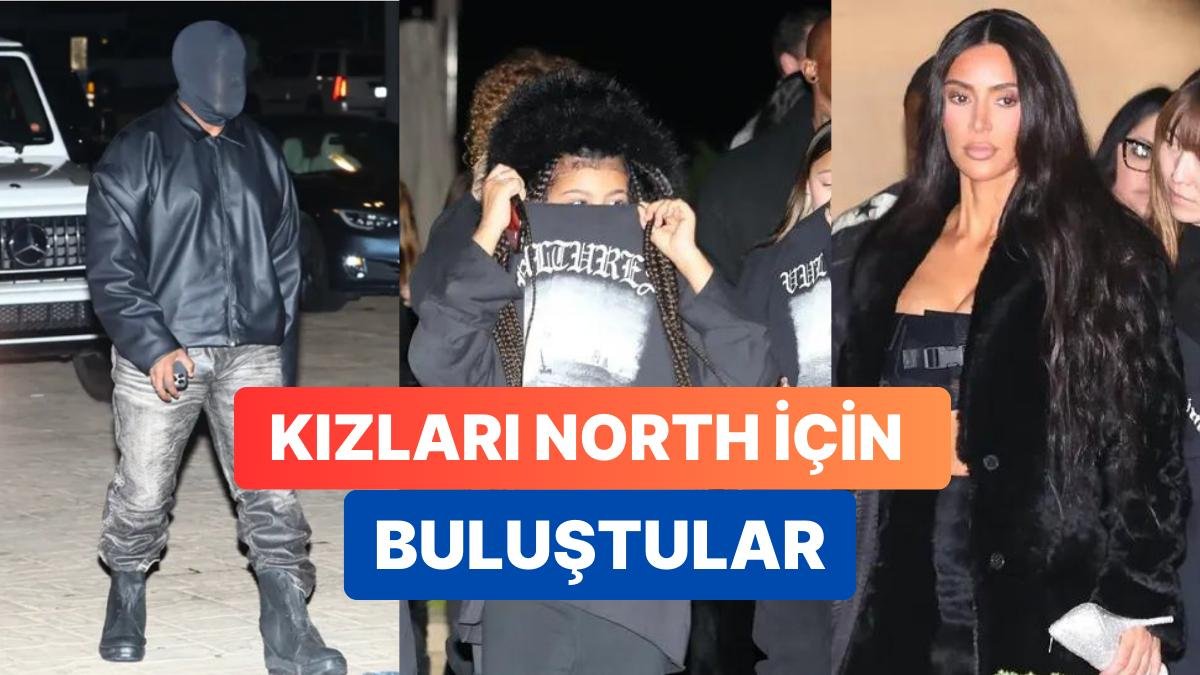 Çocukları İçin Resmen “Birbirlerine Katlanan” Eski Çift Kim Kardashian ve Kanye West Bir Araya Geldi