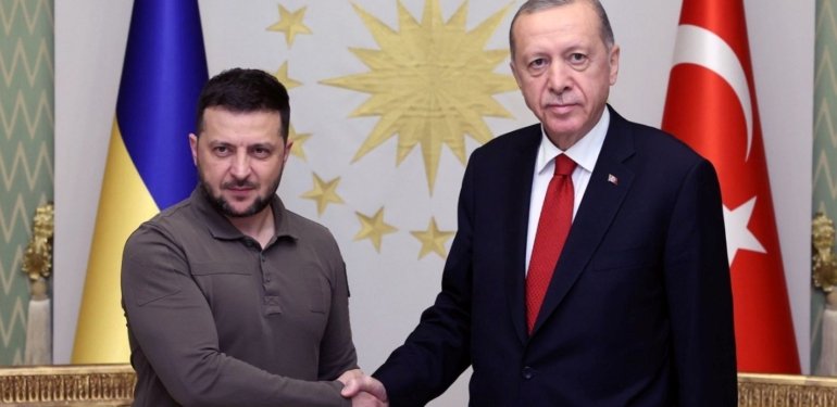Cumhurbaşkanı Erdoğan, Zelenski ile görüştü