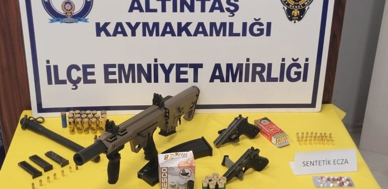 Kütahya’da ruhsatsız silah operasyonu