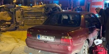 merzifon’da-ticari-taksi-ile-otomobil-carpisti:-3-yarali