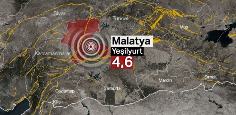 SON DAKİKA: Malatya’da 4,6 büyüklüğünde deprem | Son depremler