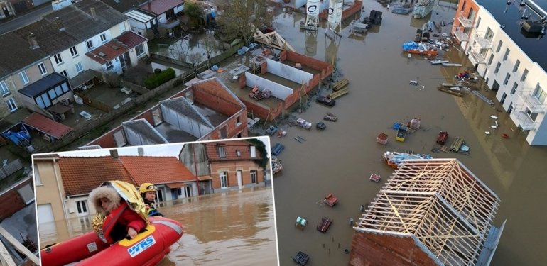Fransa’da sel felaketi: Evler ve araçlar sular altında kaldı, bir kişi hayatını kaybetti