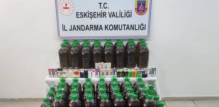 Eskişehir’de, 845 litre sahte zeytinyağı ele geçirildi