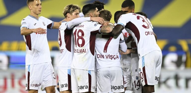 Trabzonspor, Ankara’da 3 puanı tek golle aldı