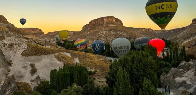 Soğanlı Vadisi’nde 1 yılda 15 binden fazla turist balon turuna katıldı